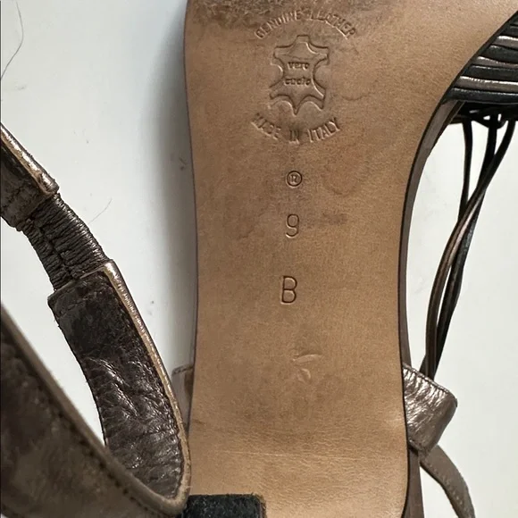 Amalfi Black and Silver Heels - Picture 8 of 9